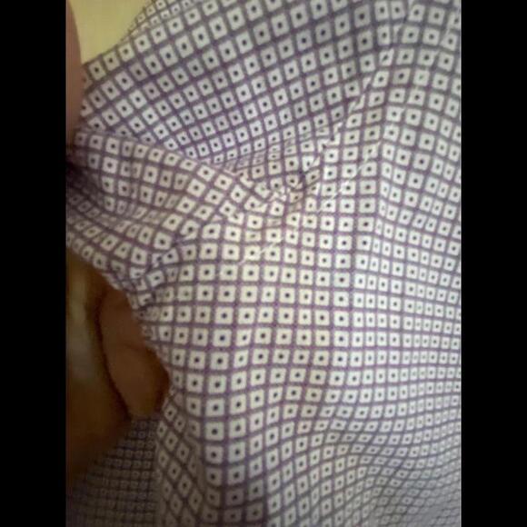 Men’s JHANE BARNES modern fit button shirt. No size. NWOT. Measurements below. - Picture 3 of 5